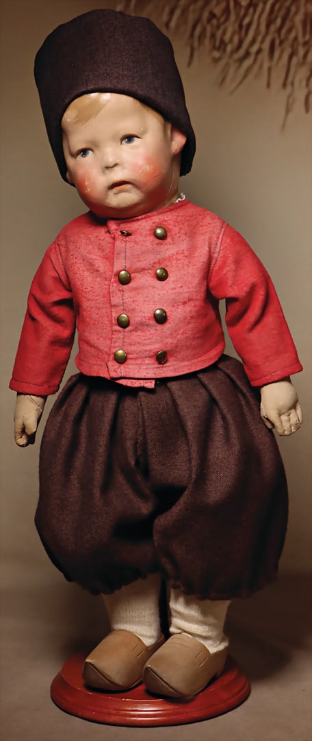 KÄTHE KRUSE Doll no. I, fabric head, 3 seams at the back of the head, separate sewn-on thumb, (1 of 5)