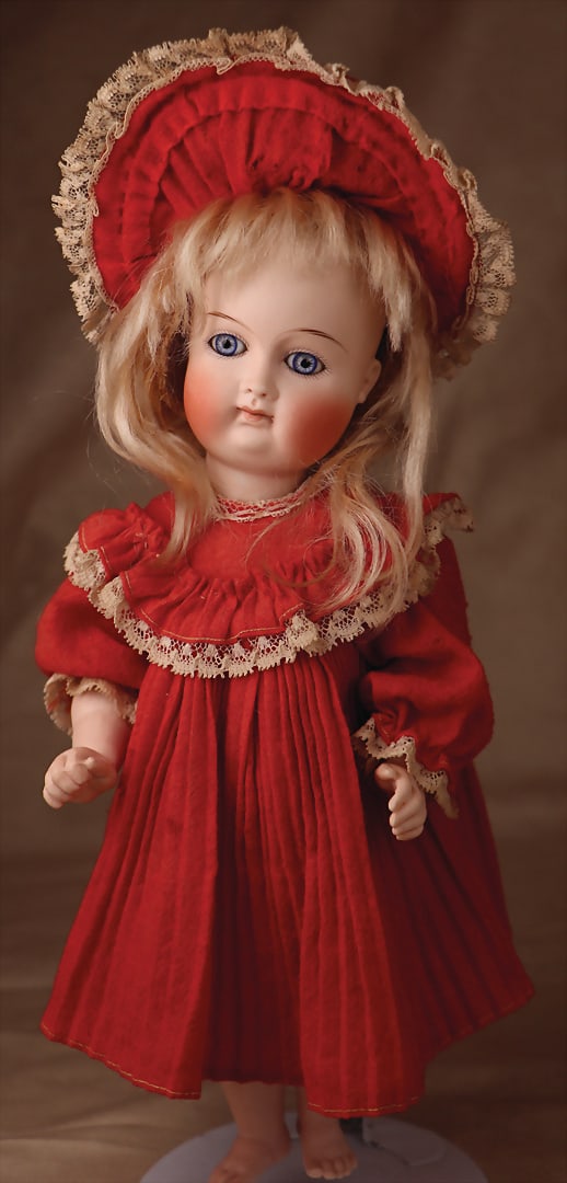 KESTNER Rare and characterful all-bisque doll by the renowned J.D. Kestner manufactory, made around (1 of 2)
