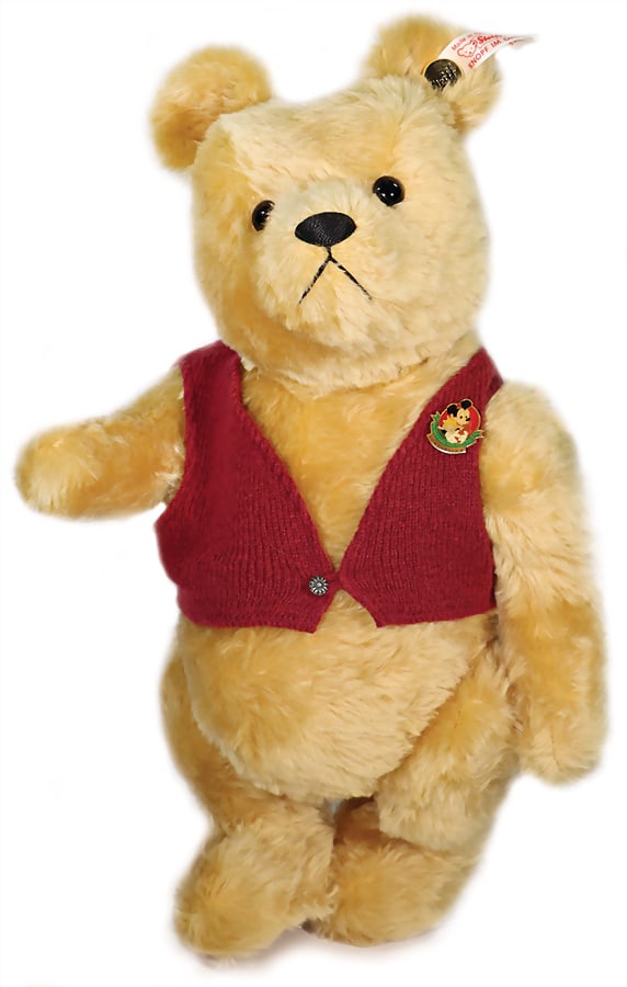 STEIFF Winnie the Pooh", 60 cm, with growling voice, WALT DISNEY WORLD, Teddy Bear Convention, 1994 (1 of 6)