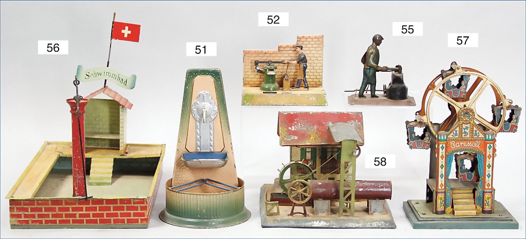 BING, well, handpainted tin, 24 cm, good condition: BING, well, handpainted tin, 24 cm, good condition German Description BING Brunnen, Blech handlackiert, 24 cm, guter Zust.