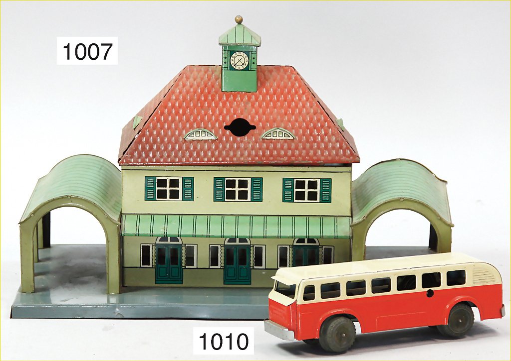 KARL BUB, bus, goes with track 0, wheels with rim,: KARL BUB, bus, goes with track 0, wheels with rim, clock mechanism is intact, 19 cm, good condition, rare German Description KARL BUB Omnibus, passend zu Spur 0, Räder mit Radkranz, Uhrwerk intakt, 1