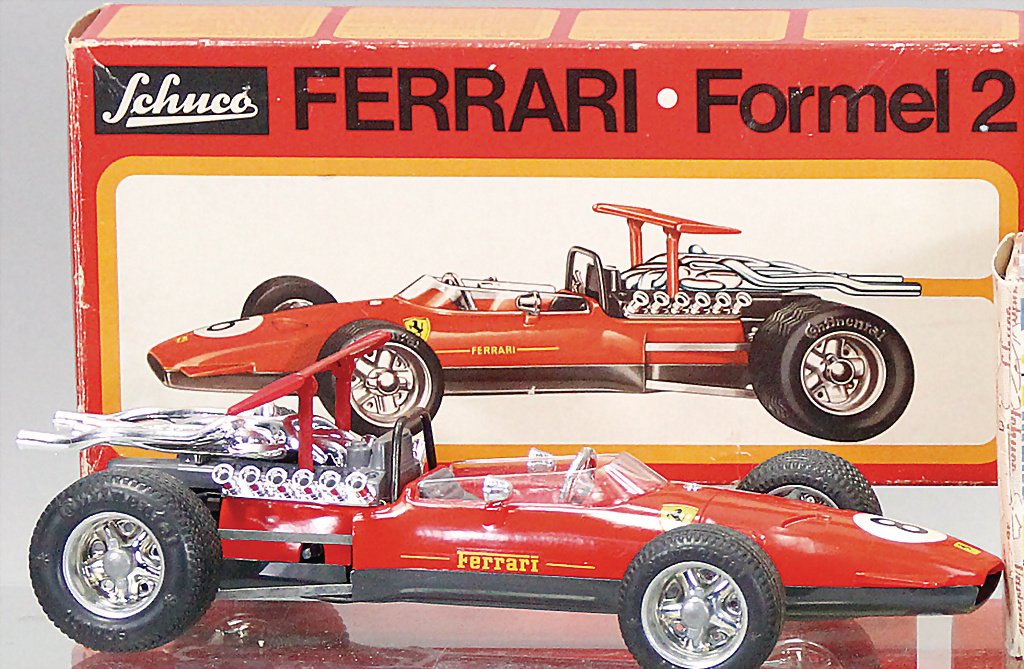 SCHUCO Ferrari, Formel 2, 1073, neuwertig, Orig.-Kart.: SCHUCO Ferrari, Formel 2, 1073, neuwertig, Orig.-Kart.