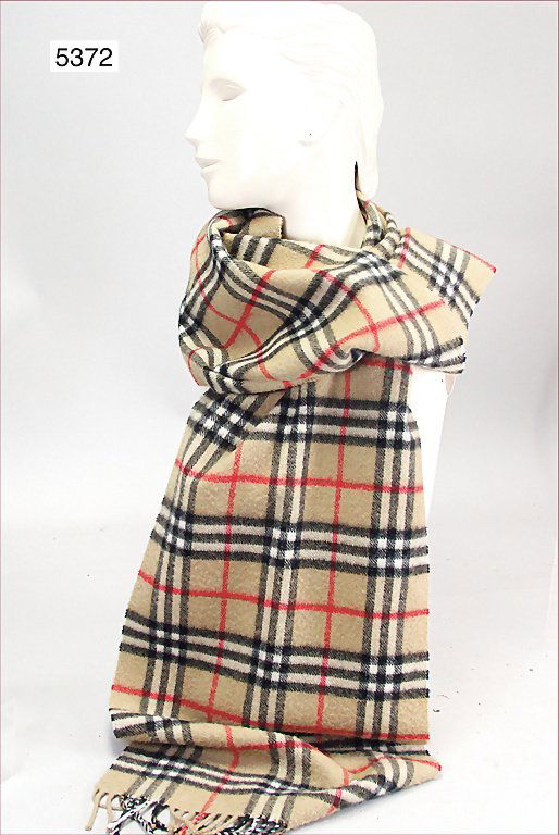 BURBERRYS Cashmere-Schal, made in England, Enden mit: BURBERRYS Cashmere-Schal, made in England, Enden mit Fransen, neuwertiger Zust.