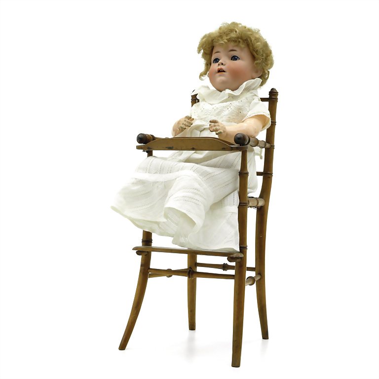 RARE BISQUE ANTIQUE, poupée respirateur Franz Schmidt & Co. #1295 EUR