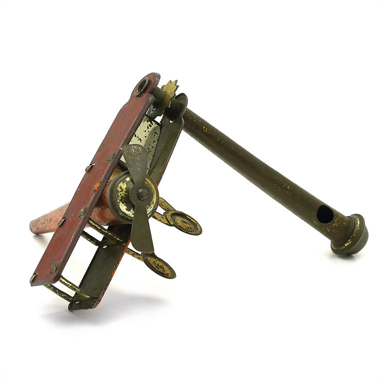 Penny Toy whistle and ratch with biplanes, sheet metal,: Penny Toy whistle and ratch with biplanes, sheet metal, good condition, used German Description Penny Toy Pfeife und Ratsche mit Doppeldecker, Blech, guter Zustand, bespielt