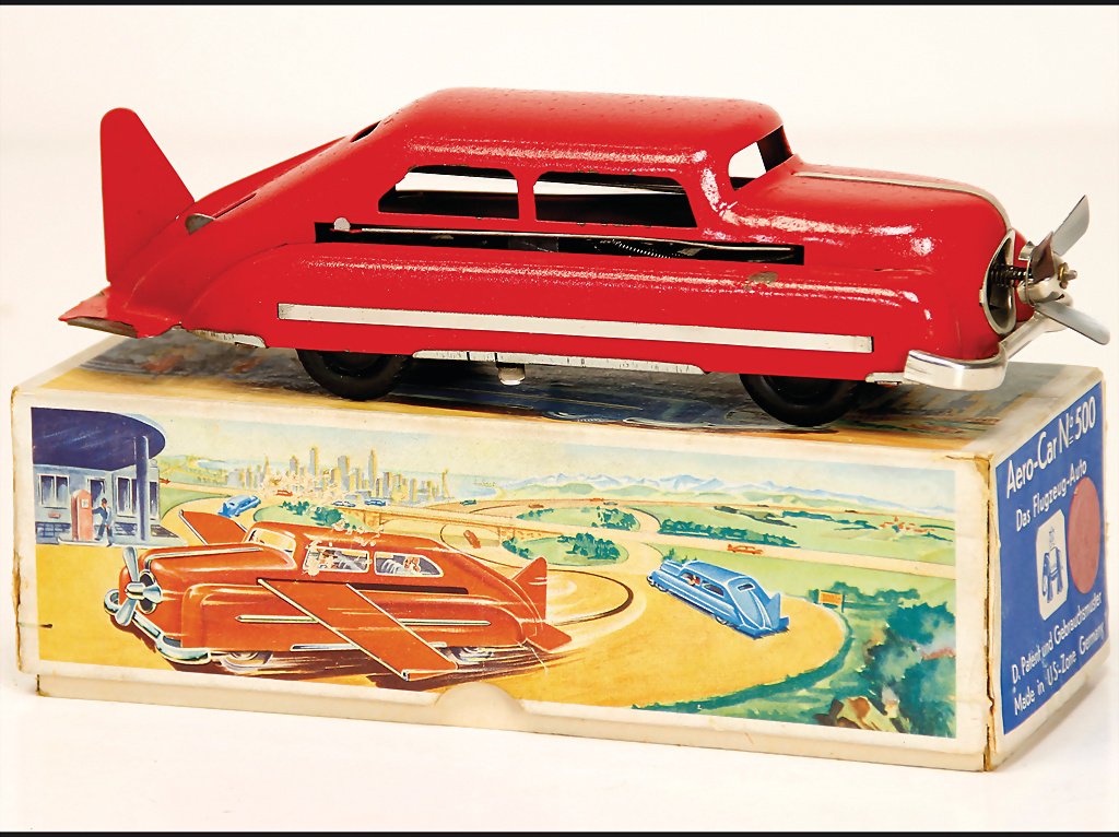 BÖHMER & SCHÜLER plane, sheet metal, 19 cm, a bit rust: BÖHMER & SCHÜLER plane, sheet metal, 19 cm, a bit rust under varnish, clock mechanism is intact, wing aren't extending automatically in original box German Description BÖHMER & SCHÜLER Flugmobil,