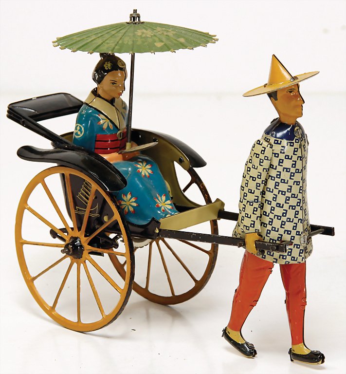 LEHMANN Masujama 773, sheet metal, lithographed, coil: LEHMANN Masujama 773, sheet metal, lithographed, coil spring mechanism, very good condition, 18 cm German Description LEHMANN Masujama 773, Blech, lithogr., Spiralfederwerk, sehr guter Zust., 18 cm