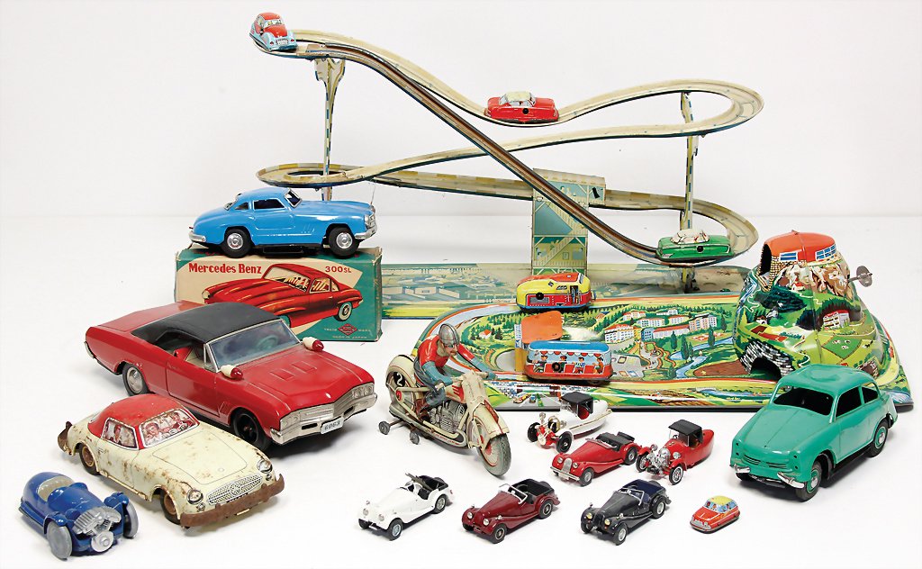 Konv. Blechspielzeug, Technofix Seilbahn, nicht (1 of 1)