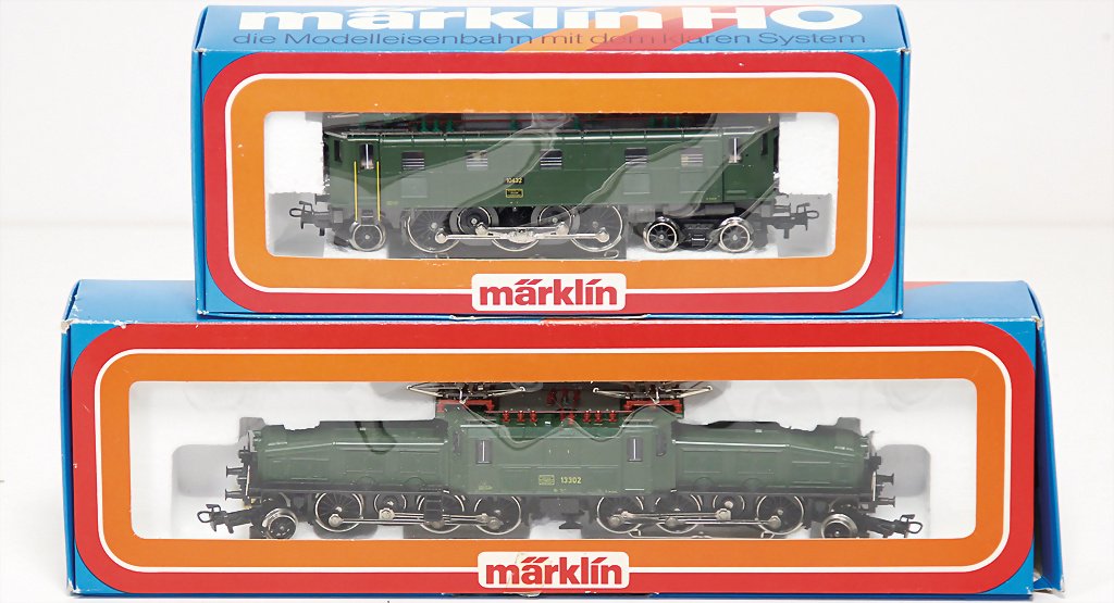 MÄRKLIN H0, 2 Teile, 3056 Krokodil, 3167 E-Lok, (1 of 1)