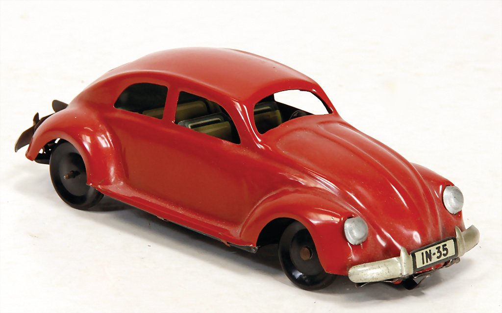 DUX VW Käfer KDF, Bauj. 1939, rot, mit Brezelfenster, (1 of 1)