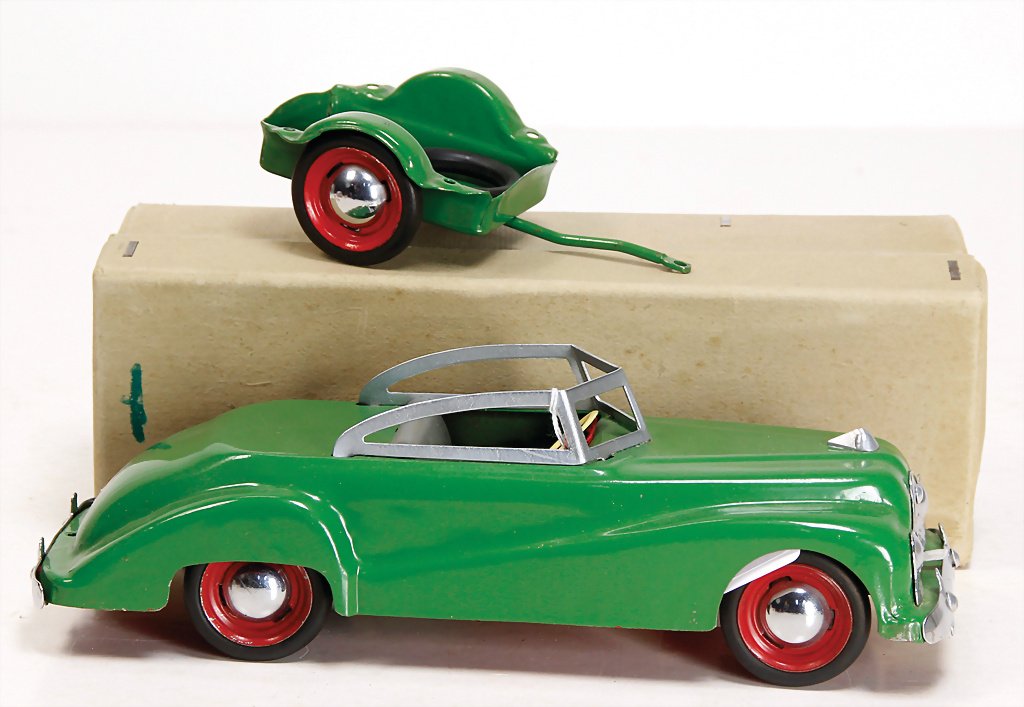 RAZER VICTOR Buick mit Anhänger, Cabrio, BJ 1948, grün, (1 of 1)