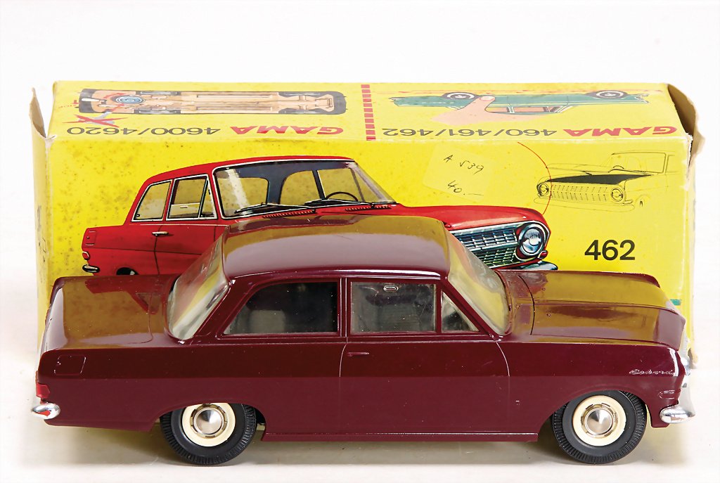 GAMA Opel Rekord A, BJ 1964, rot/braun, 21 cm, mit (1 of 1)