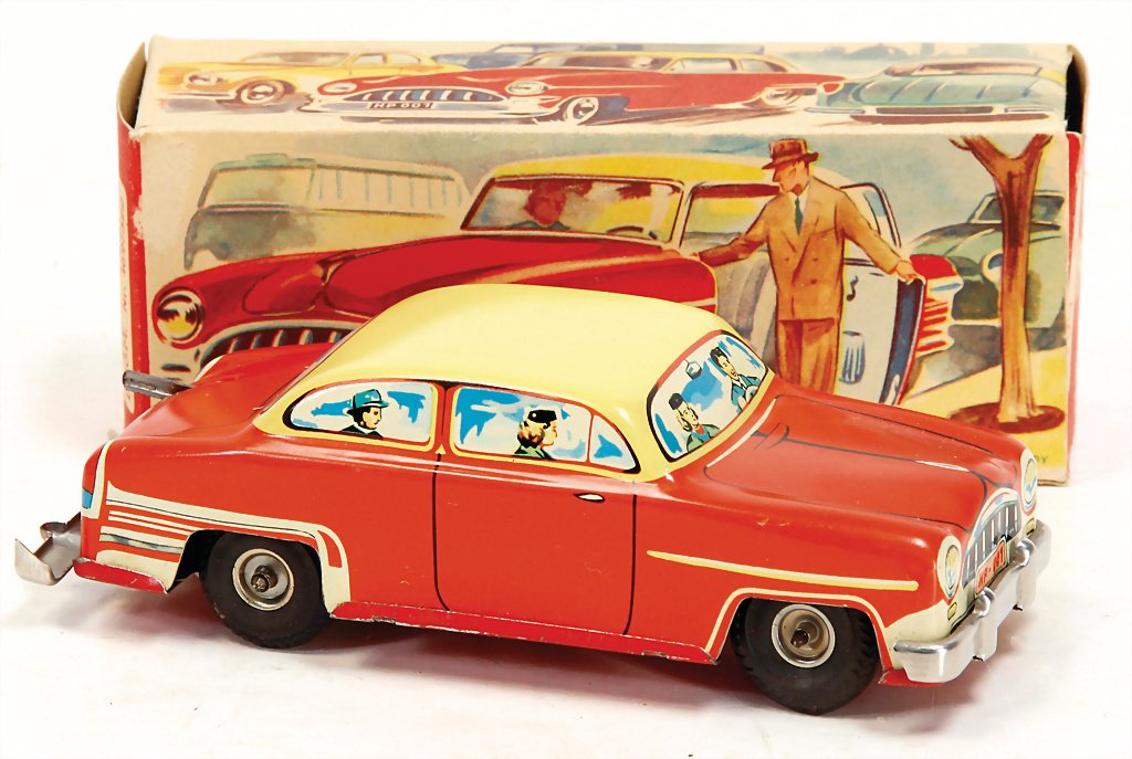 HPZ BJ. 1960, rot, Verdeck gelb, Orig.-Kart., mit (1 of 1)