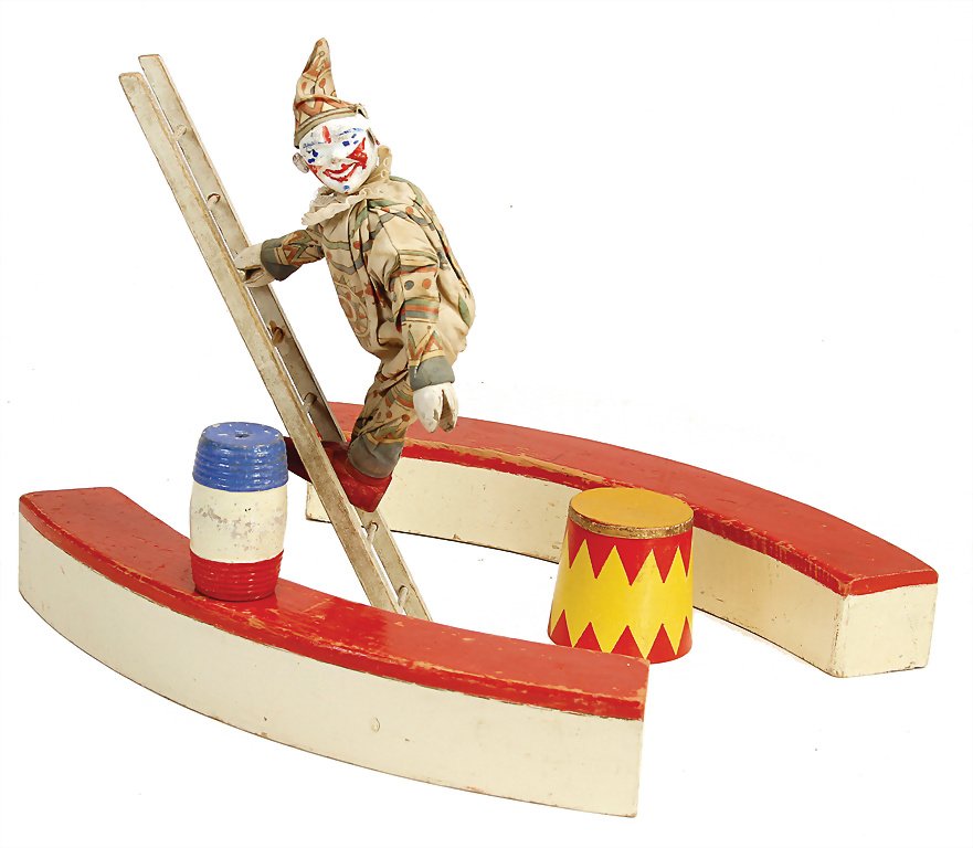 SCHOENHUT Humpty Dumpty, clown, 22 cm, large series, Sep 05, 2015