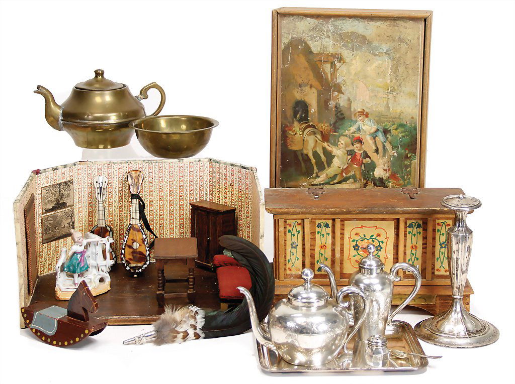 treasure chest, children's service parts, 800 silver, (1 of 1)