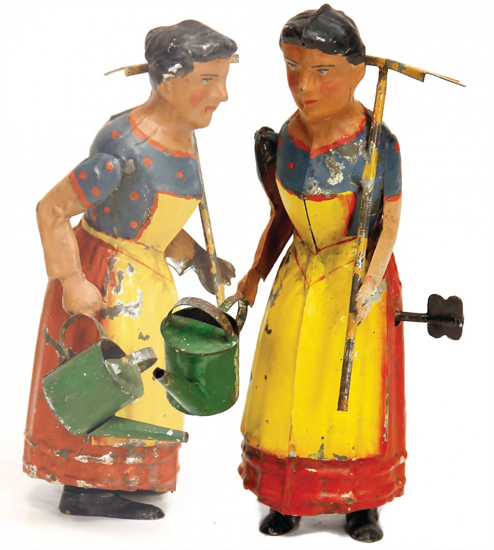 GNTHERMANN woman with rakes and watering can, (1 of 1)