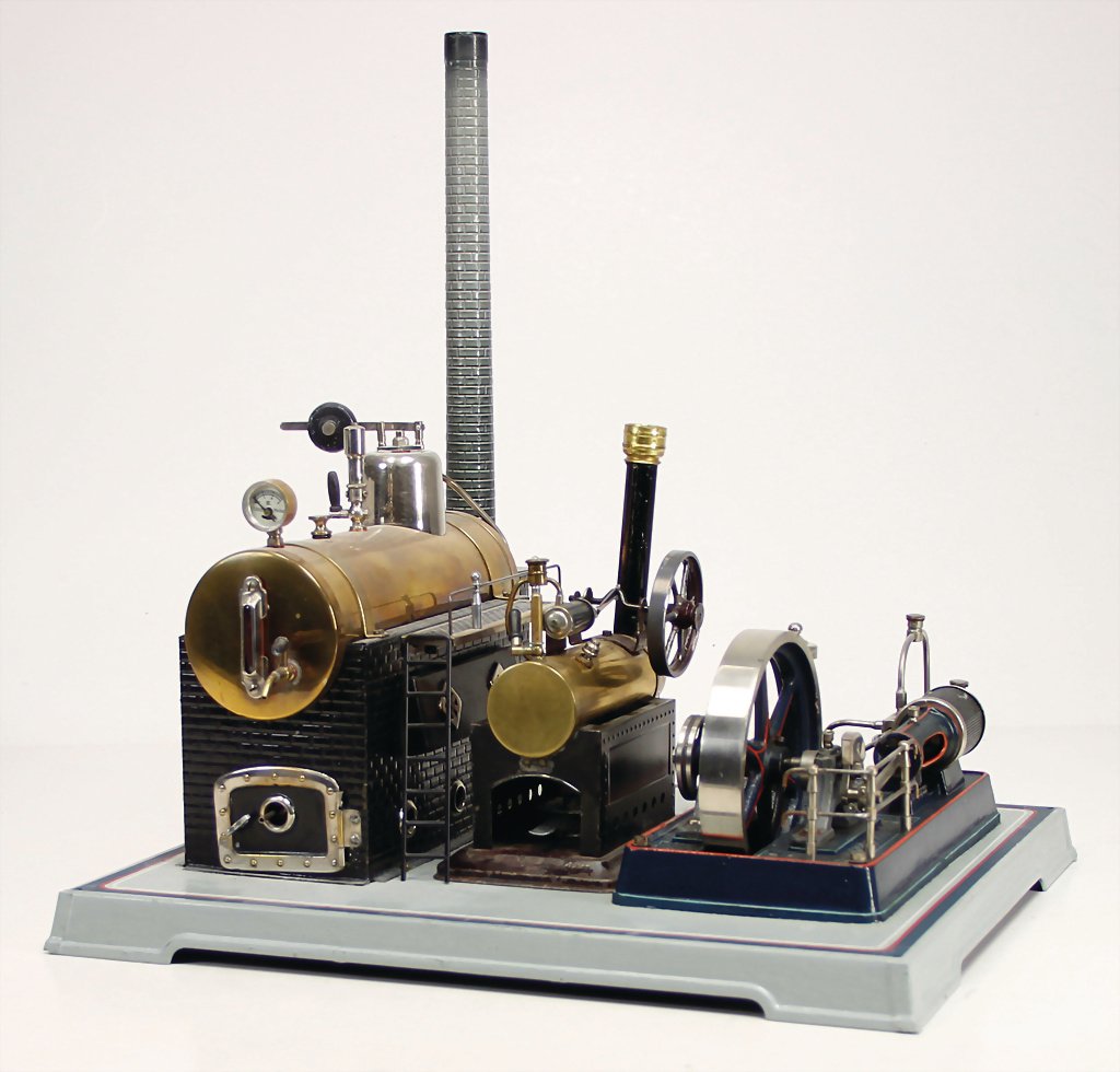 DOLL steam engine, lying boiler, surface area was (1 of 1)