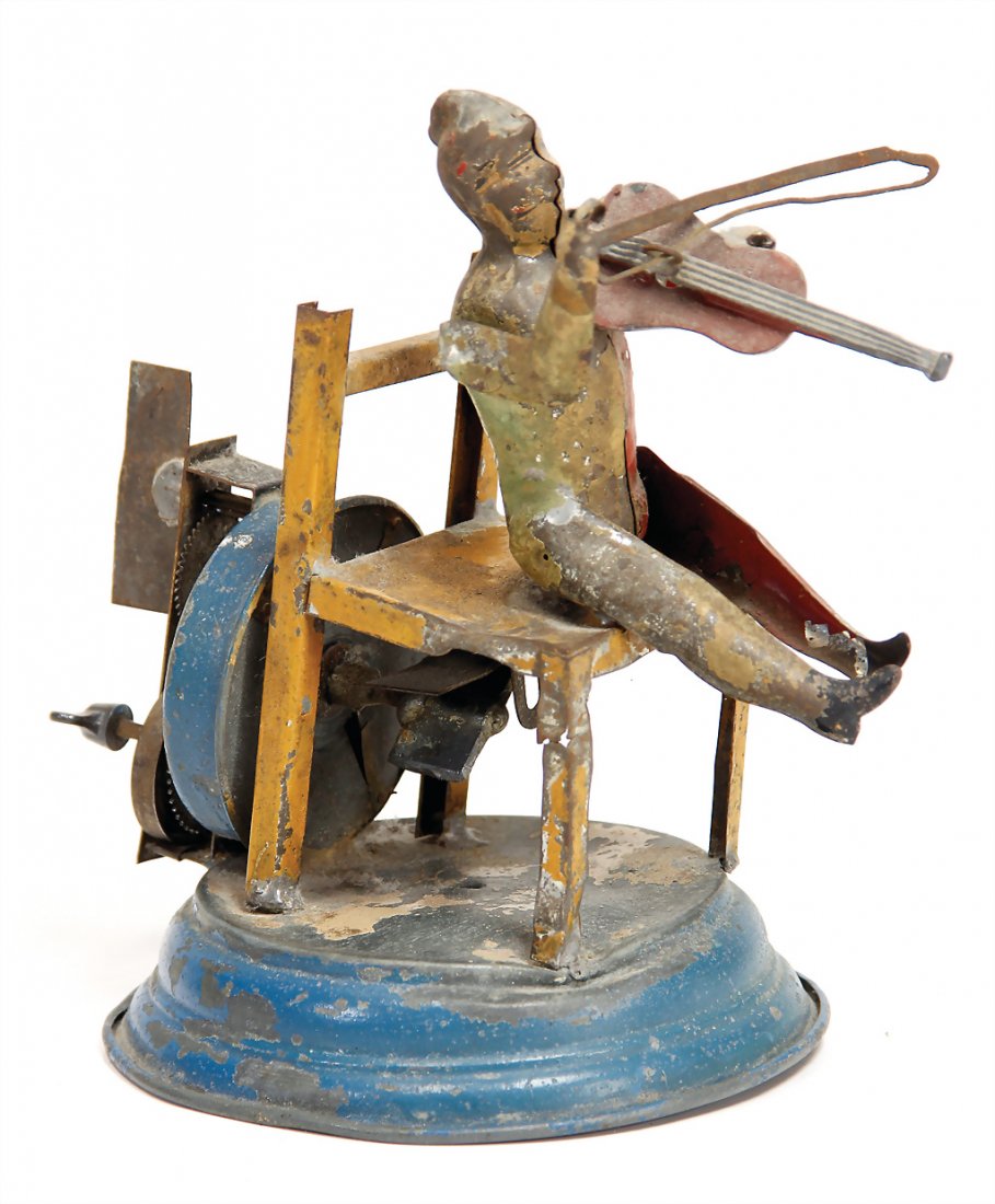 probably GNTHERMANN clown with violin, sitting on (1 of 1)