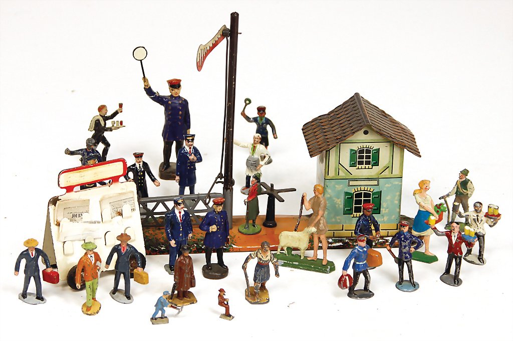 HEYDE and other, plastic pewter figures, 22 pieces, (1 of 1)