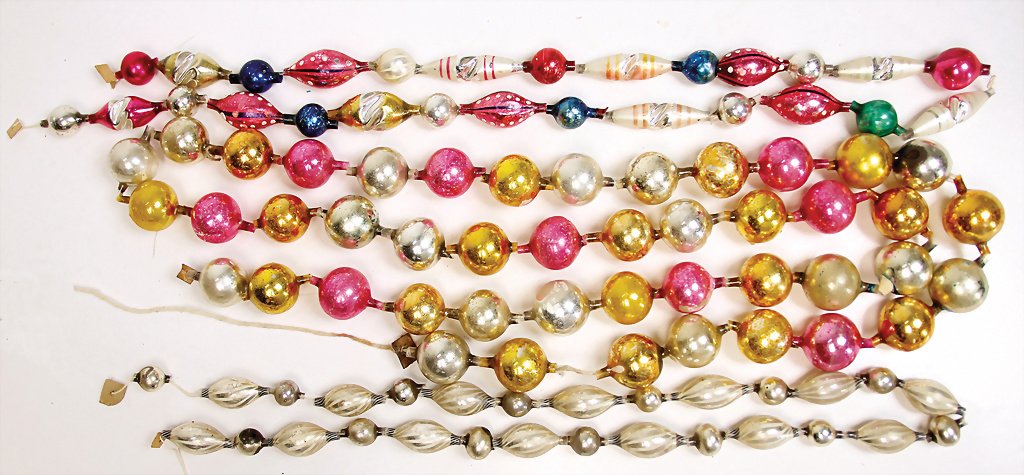 Christmas tree decoration, chains, 3 pieces, mirror (1 of 1)