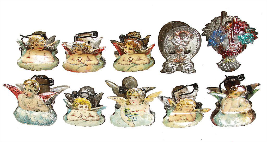 Christmas tree decoration, 10 pieces candle holder, (1 of 1)