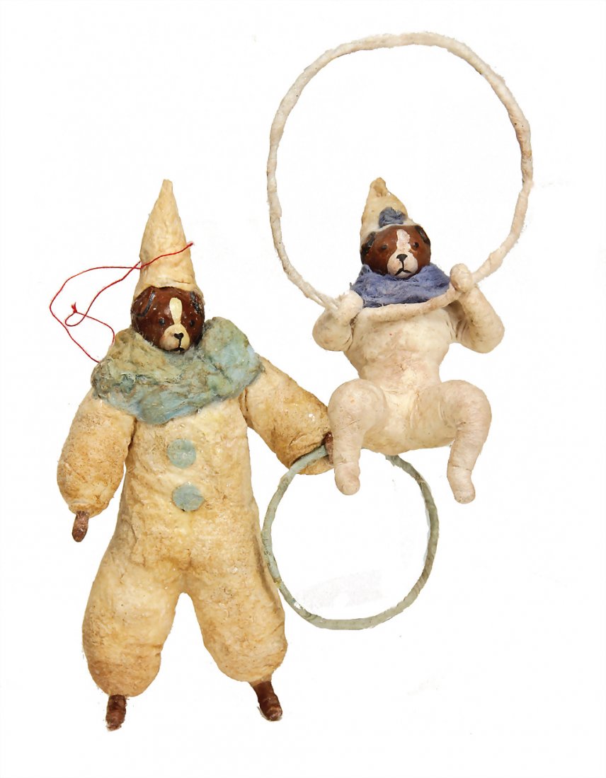 Christmas tree decoration, cotton wool figure, Russia, (1 of 1)