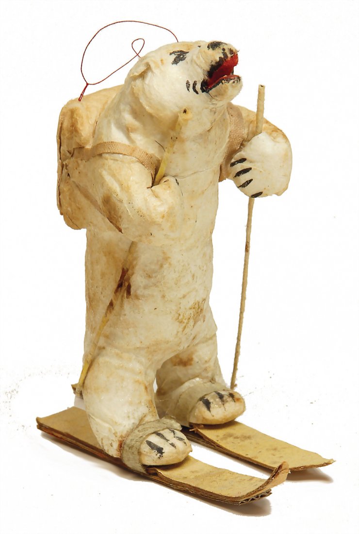 Christmas tree decoration, cotton wool, Russia, around (1 of 1)