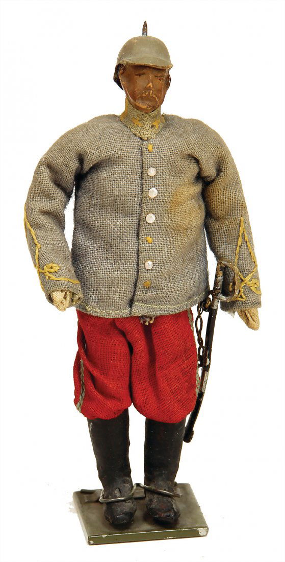 KTHE KRUSE dollhouse doll, soldier, with spiked (1 of 1)