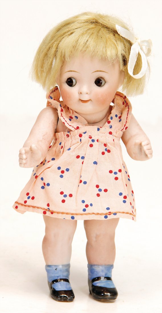 HERTEL, SCHWAB & CO Googly, all-bisque, socket head, (1 of 1)