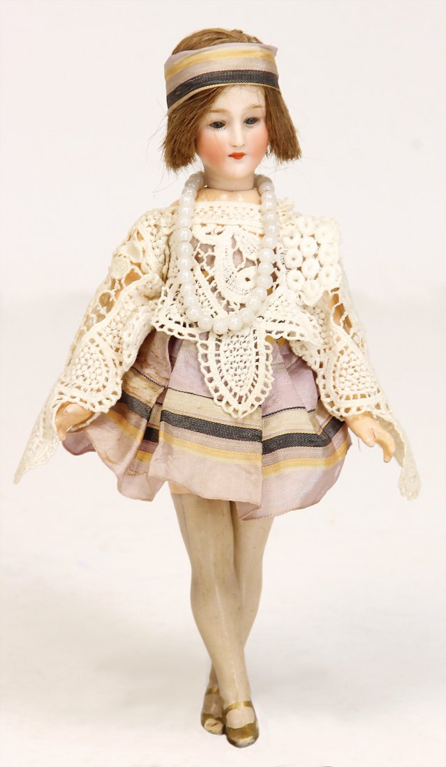 AM teenager doll, marked A 300 M, 23 cm, bisque-socket (1 of 1)