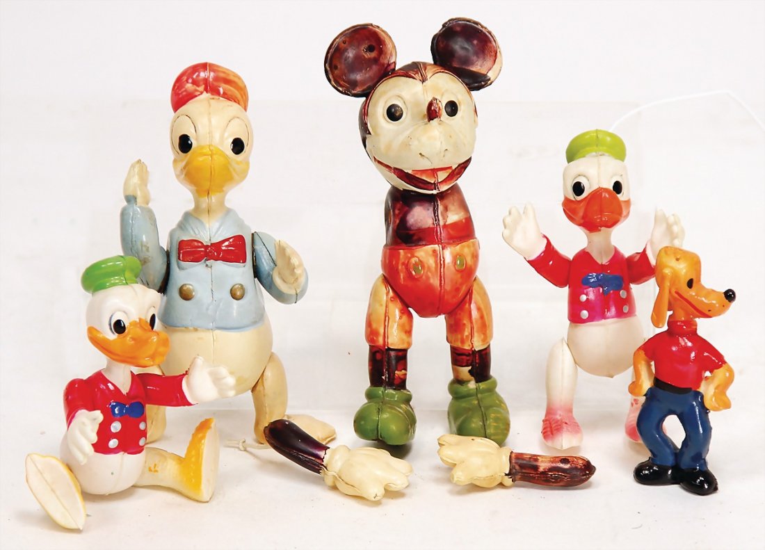 Celluloid, Mickey Mouse, Japan, 10 cm, 3 Donald (1 of 1)
