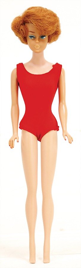 MATTEL Bubble Cut Sidepart, rothaarig, bespielt, (1 of 1)