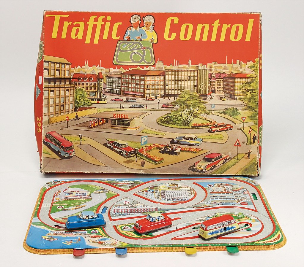 TECHNOFIX 295 Traffic Control, Blech ,lithogr., sehr (1 of 1)