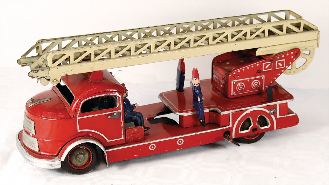 GüNTHERMANN Feuerwehr, Nachkrieg, Blech lithogr., (1 of 1)