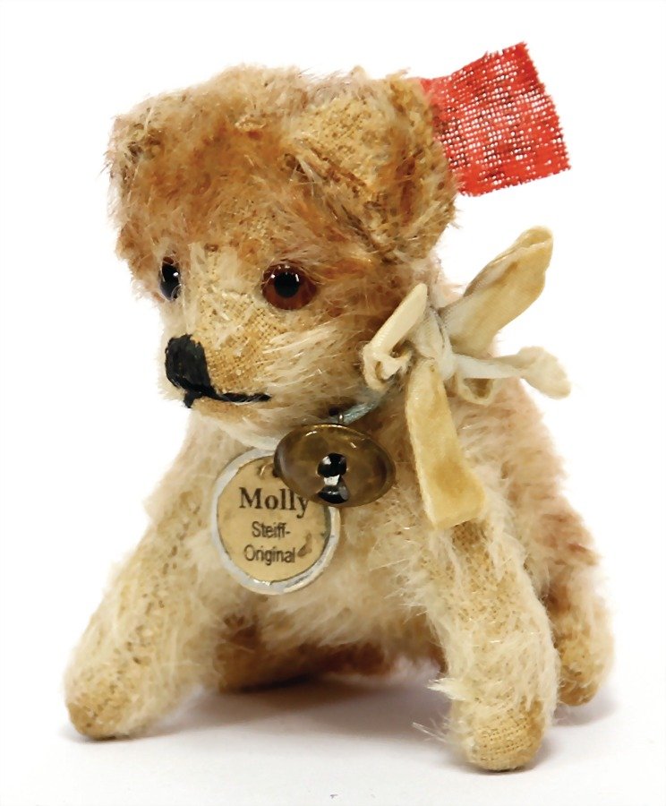 STEIFF Molly, pre-war era, 7 cm, 3307, chest label with (1 of 1)