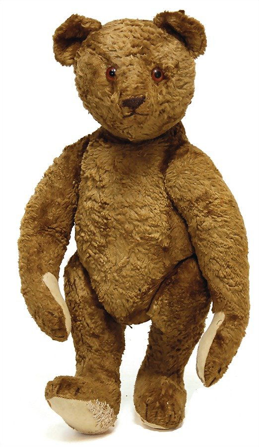 STEIFF bear, pre-war era, syntetic silk plush, (1 of 2)