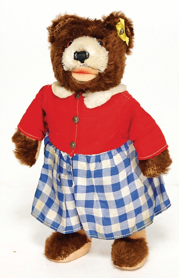 STEIFF Teddy Baby, doll, 22 cm, with button and cloth (1 of 1)