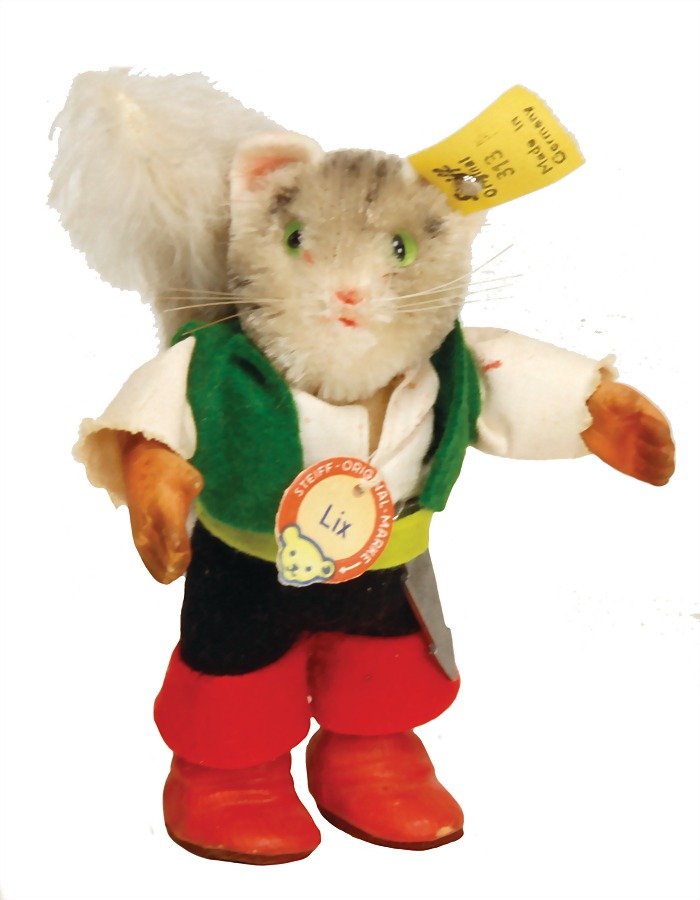 STEIFF "Lix" tom cat, complete, No. 313, 10 (1 of 1)
