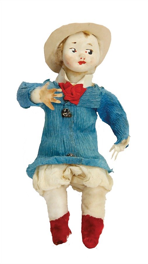 Christmas tree decoration, cotton wool, child with (1 of 1)