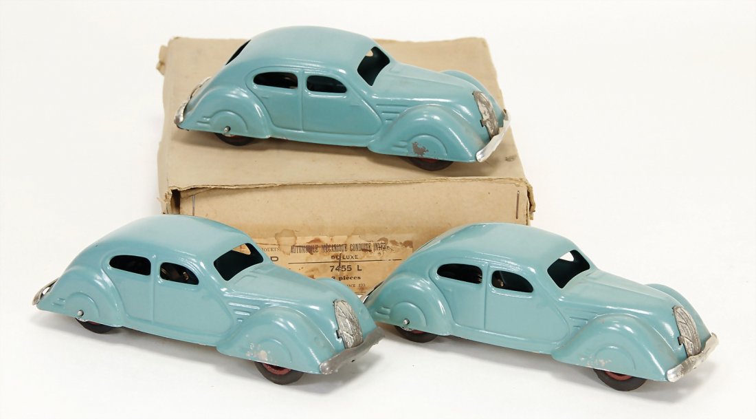 JEP 3 pieces automobile, in original box, France, sheet (1 of 1)