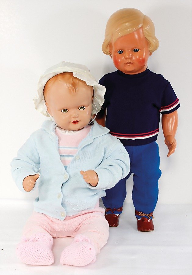 CELLBA Mädchen, 57 cm, Kurbelkopf, blaue fest (1 of 1)