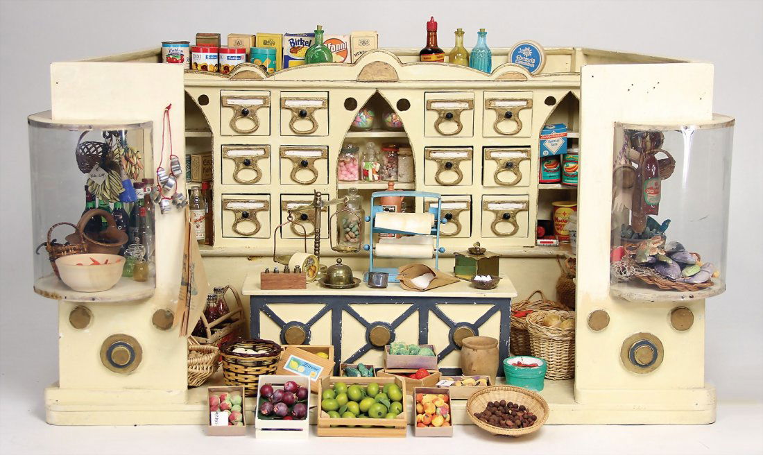 Kaufladen, Holz, 62 cm x 33 cm x 34 cm, mit 2 (1 of 1)