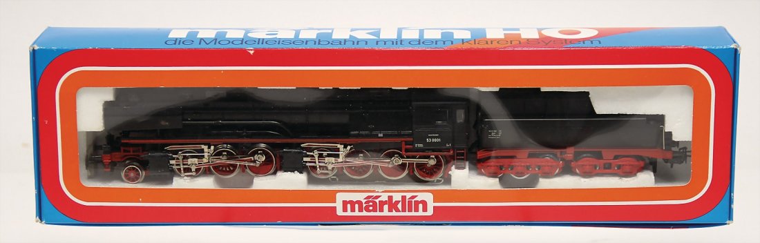 Schlepptenderlok, MÄRKLIN H0, im Orig.- Kart. (1 of 1)