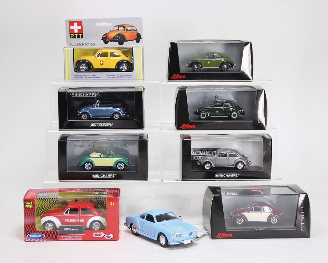 Konv. Modellautos, meist 1:43, ca. 30 Teile, viele VW (1 of 1)