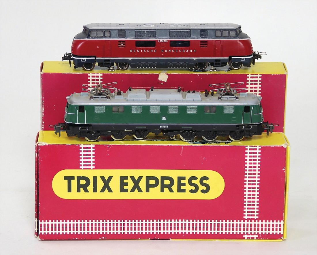 TRIX Express 2 x E-Lok, Spur H0, Nr. 2260, Nr. 2235, (1 of 1)