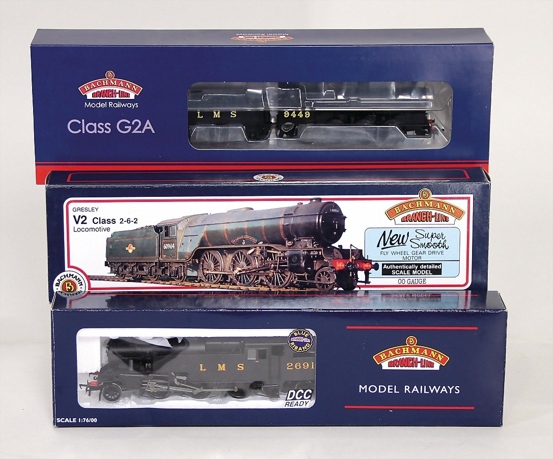 BACHMANN 3 x Lok, Spur H0, Made in China, 1 x LMS Nr. (1 of 1)