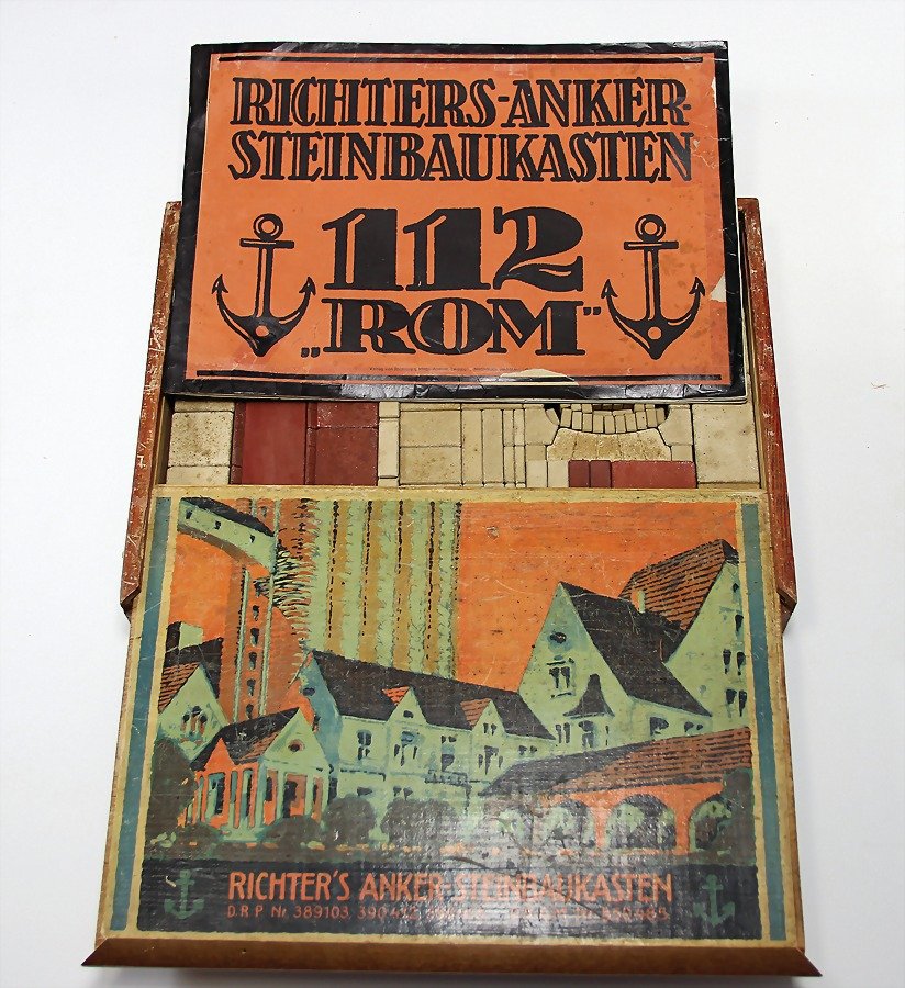 Richter Anker, Steinbaukasten 112, Rom, mit Anleitung, (1 of 1)