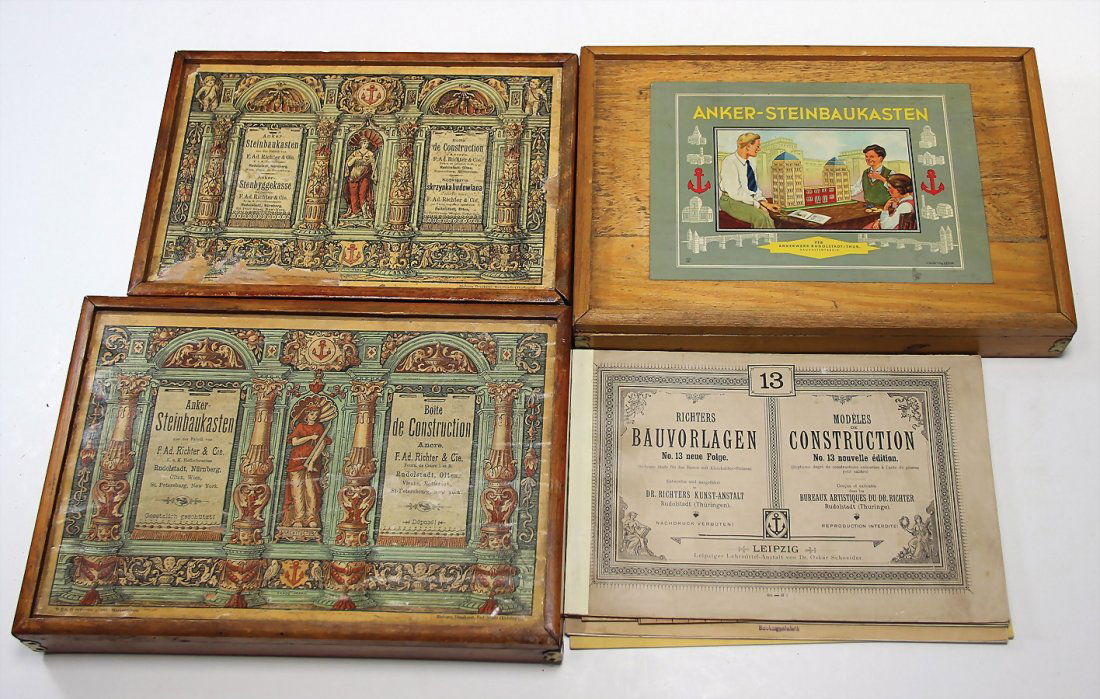 ANKER Steinbaukasten, 3 Teile, Nr. 11 A, seitl. Schild (1 of 1)