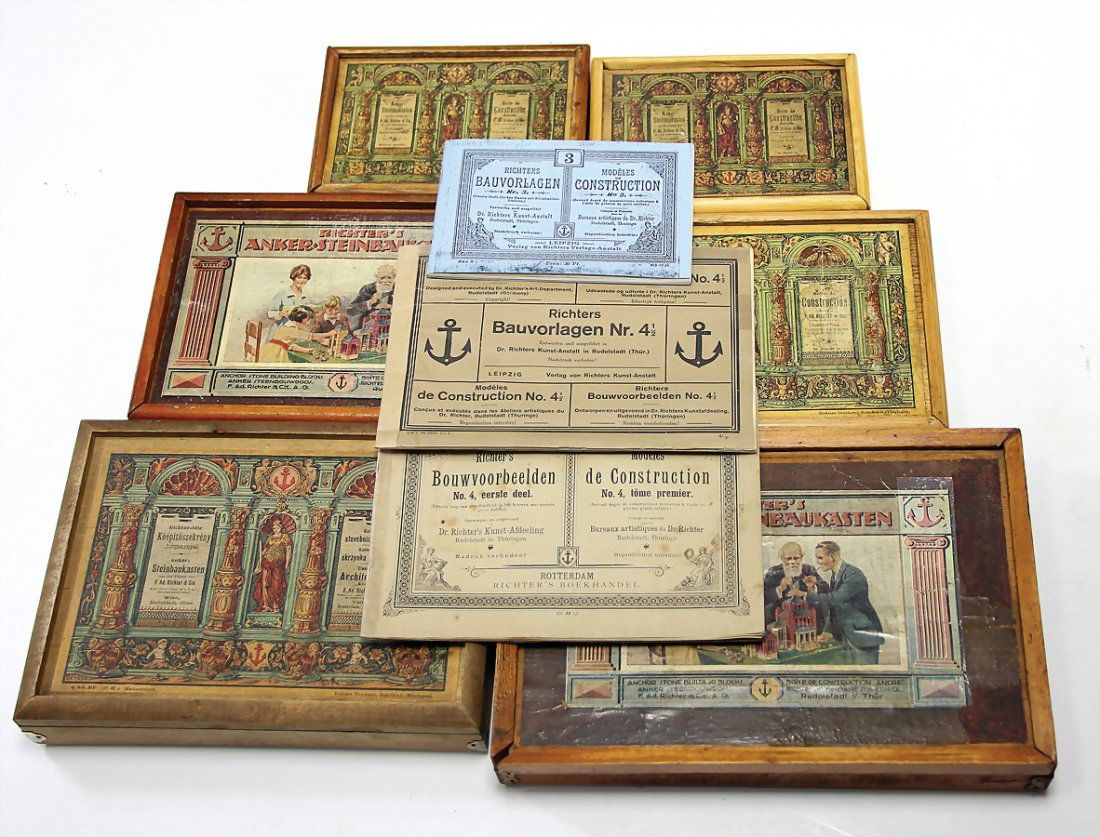 ANKER Steinbaukasten, Nr. 1, mit Anleitung, Schild (1 of 1)