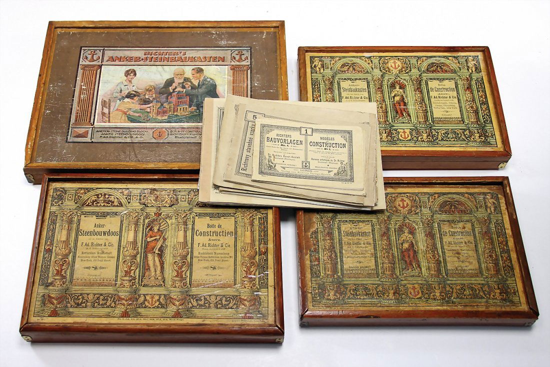 ANKER Steinbaukästen, Nr. 5, mit Anleitung, (1 of 1)